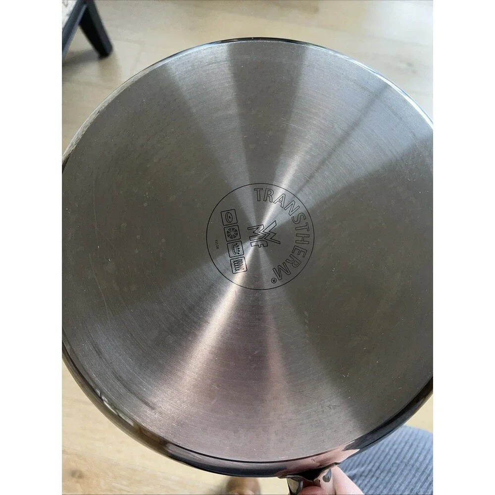 WMF Frying pan uncoated Ø 24cm Profi Made in Germany Pouring Rim Stainless Steel
